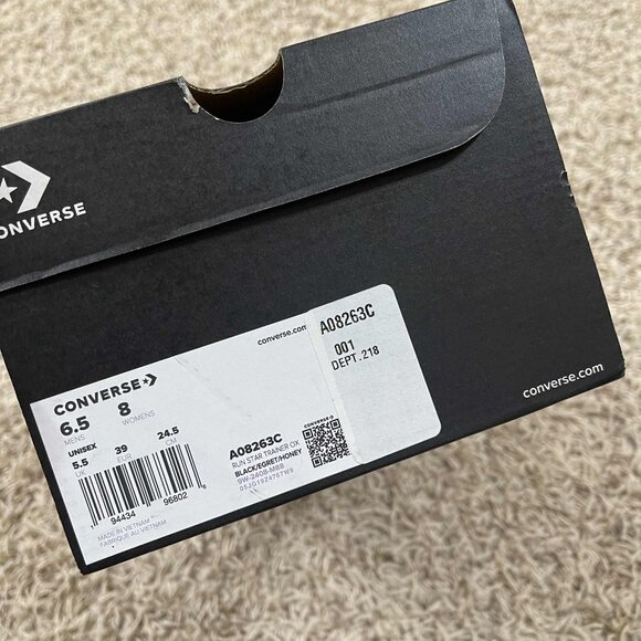 Converse Women’s Run Star Trainer Sneakers Shoes Black, Size 8 (New in Box) - Picture 12 of 14